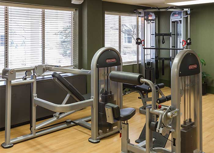 The Towne House Retirement Community fitness room